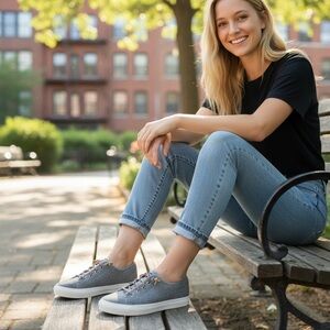 Sperry Top-Sider Gray Wool Sneakers
